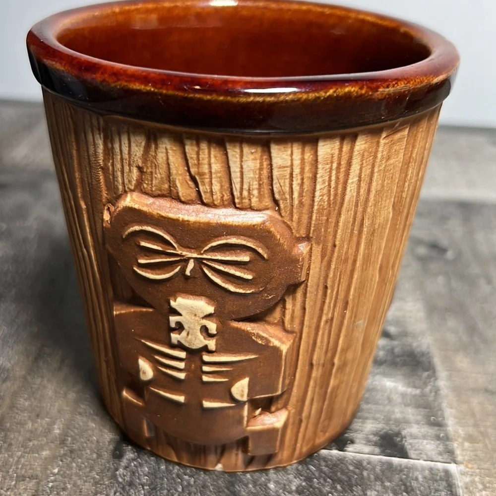 Vintage 1960's Harvey's Lake Tahoe Tiki Mug/Mai Tai Bucket!